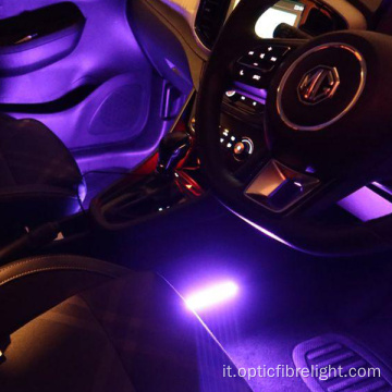 illuminazione a fibra ottica per auto